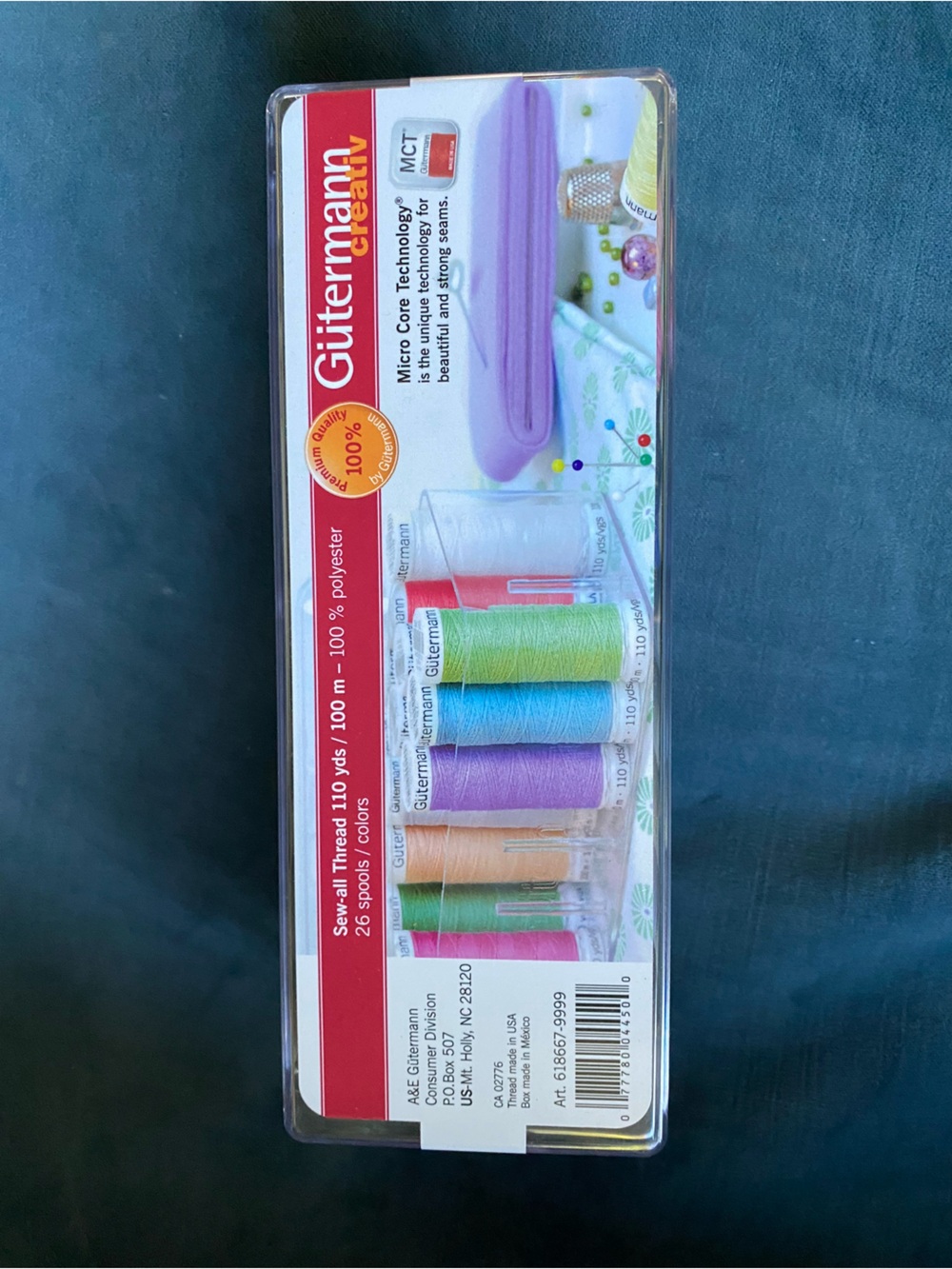 Gutermann new Multicolor Sewing 26 Thread Set
